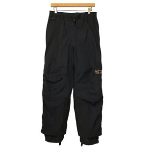 Mountain Hardware Conduit Mens Large Black Snowboard Ski Snow Pants Logo - Picture 1 of 20