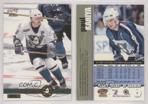 2000-01 Pacific Gold /50 Paul Kariya #5 HOF