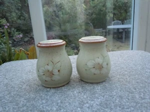 Vintage Denby Daybreak Salt & Pepper Pots Excellent Condition - Picture 1 of 4