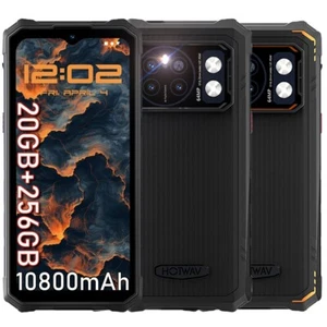 HOTWAV Cyber 13 Pro Outdoor Smartphone 10800mAh 20GB+256GB Android Handy 4G IP68 - Imagen 1 de 9