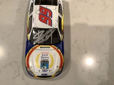 Ford Taurus Citgo Bass Masters 2002 autografiado por Jeff Burton fundido a presión y tarjeta Foto 1 de 4