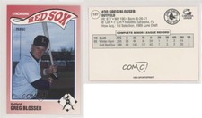 1990 Sportsprint Lynchburg Red Sox Greg Blosser #1 Rookie RC