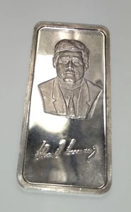 Silver Bar 1 oz, John F. KENNEDY, Hamilton Mint, 35th president, 1 Troy oz. - Picture 1 of 8