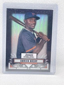 2008 Bowman Sterling Xavier Avery Rookie rifrattore nero #21/25 - Foto 1 di 1