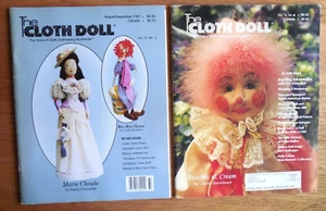 Lot of 2 "The Cloth Doll" Magazine Aug/Sep 1997* Vol 14, #4 2000 w Pull-Outs - Picture 1 of 3