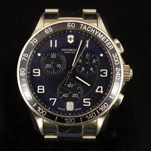 Victorinox Swiss Army Classic Quartz Chronograph Watch, Keeps Time, Ref. 241497 - Picture 1 of 11