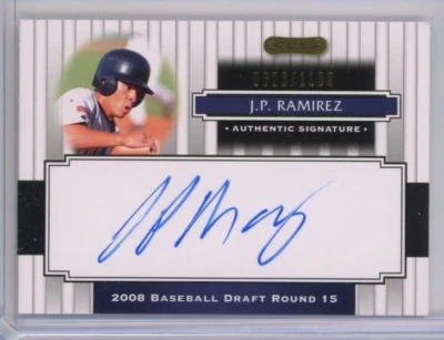 2008 Razor Signature Series /1199 Autograph #192 J.P. Ramirez RC - Washington - Image 1 of 2