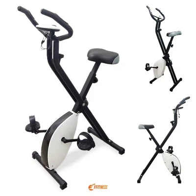CYCLETTE PIEGHEVOLE X-BIKE CYCLING BIKE VERTICALE STATIONARY TRAINING CON CARDIO - Immagine 1 di 4
