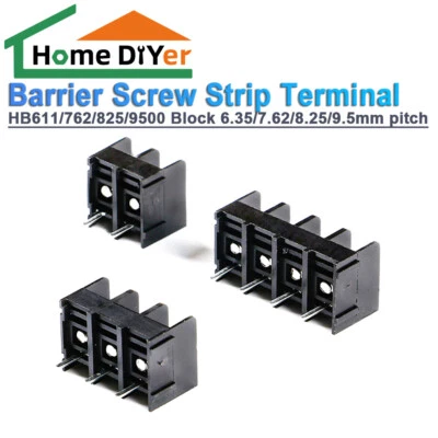 HB611/762/825/9500 Barriere-Schraubklemmenleiste Rastermaß 6,35/7,62/8,25/9,5 mm - Image 1 of 4