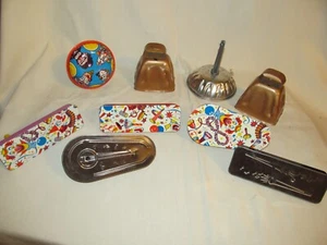 Vintage Blech Party Silvester Lärmmacher 9 Stück - Bild 1 von 1