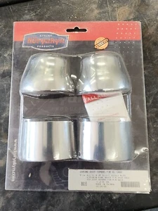 8616 KURYAKYN  CHROME DUST COVERS FOR FORK BRACE GL1800 NS443 - Picture 1 of 2