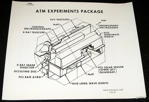 NASA 1967 OFFICIAL PHOTO S-67-28067 APOLLO TELESCOPE MOUNT EXPERIMENTS PACKAGE - Picture 1 of 2