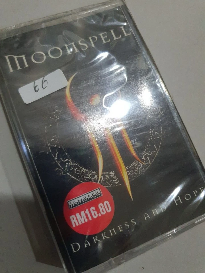 (66) Malaysia Sealed Cassette Tape ~Heavy Metal MOONSPELL "Darkness and Hope" Foto 1 de 2