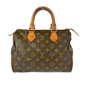 LOUIS VUITTON MONOGRAM SPEEDY 25 HANDBAG M41528 861SD XX31105 - Picture 1 of 11