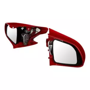 Pair Rear View Mirrors Turn Signals Red cover Fit For Honda ST1300 1300 2002-11 - Foto 1 di 8
