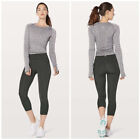 Lululemon Game Point Crop 23? In Deep Coal Size 4
