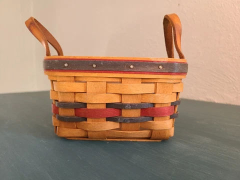 Longaberger 1993 All American Basket and Protector Cover