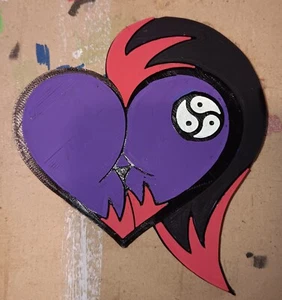 MLP Parody Nightmare BDSM 4 in Butt Heart Furry Art Magnet - Bild 1 von 2