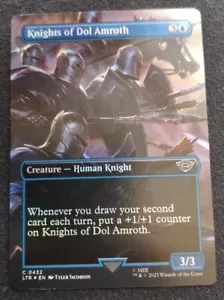 Knights Of Dol Amroth - Foil - Borderless Scene - MTG - NM Unplayed - EN - 0432 - Picture 1 of 1
