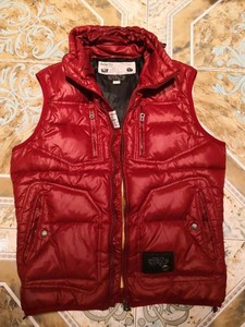 Chaquetas Hombre | Diesel Chaleco acolchado con capucha y acabado metálico  Azul ⋆ Que Hay Para Comer