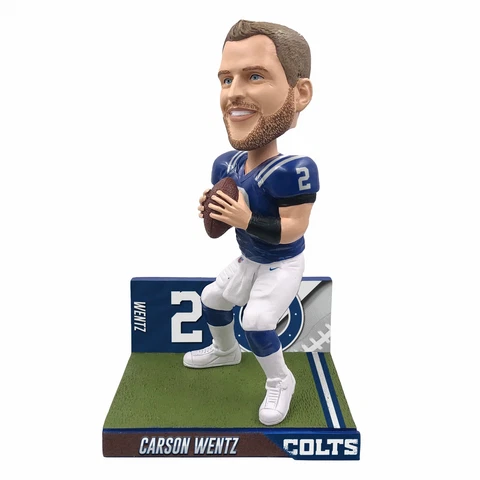 Carson Wentz Indianapolis Colts Big Ticket Series Bobblehead NFL Cover