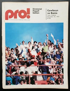 December 23 1973 NFC Divisional Playoff Program Dallas Cowboys vs Rams - Picture 1 of 2