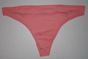 NO BOUNDARIES PINK THONG PANTIES S SMALL JUNIORS - Picture 1 of 2