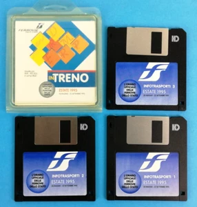 FERROVIE DELLO STATO - FERROVIE IN TRENO - ESTATE 1995 - 3 FLOPPY - TRENI - Imagen 1 de 2