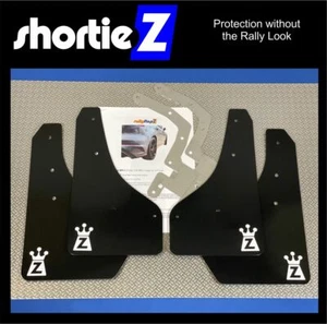 shortieZ | Mudflaps & Fixings FITS Ford Focus Mk3/3.5 & ST Black 4mm PVC *G Z-W - Picture 1 of 2