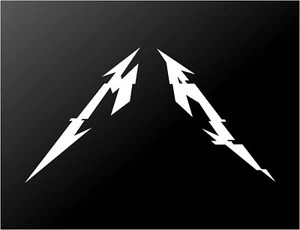 Metallica Hardwired M and A Letters Vinyl Decal Car Window Laptop Sticker - Picture 1 of 8