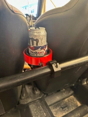 Porta-copo único para barra de 1" a 2" - Imagem 1 de 4