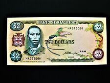 Jamaica  Two Dollars  uncirculiert !!