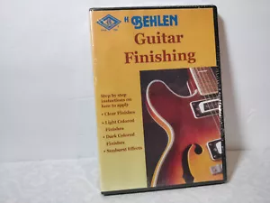 Guitar Finishing DVD H. Behlen Instructional video Sealed - Picture 1 of 3