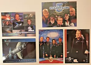 TARJETAS PROMOCIONALES: BABYLON 5 (diferentes lanzamientos) Skybox / Rittenhouse: 5 DIFERENTES - Imagen 1 de 3