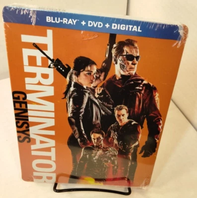 Terminator Genisys Steelbook (Blu-ray+DVD+Digital) New (Sealed) Box Shipping - Image 1 of 4