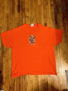 Vintage Harley Davidson 2 Sided Joker Las Vegas Nevada Orange Tee Men’s Size XL - Picture 1 of 7