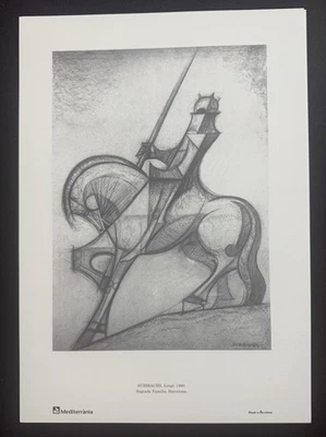 Juego de 8 impresiones de museo vintage Josep Maria Subirachs sin marco muy buen estado. Foto 1 de 4