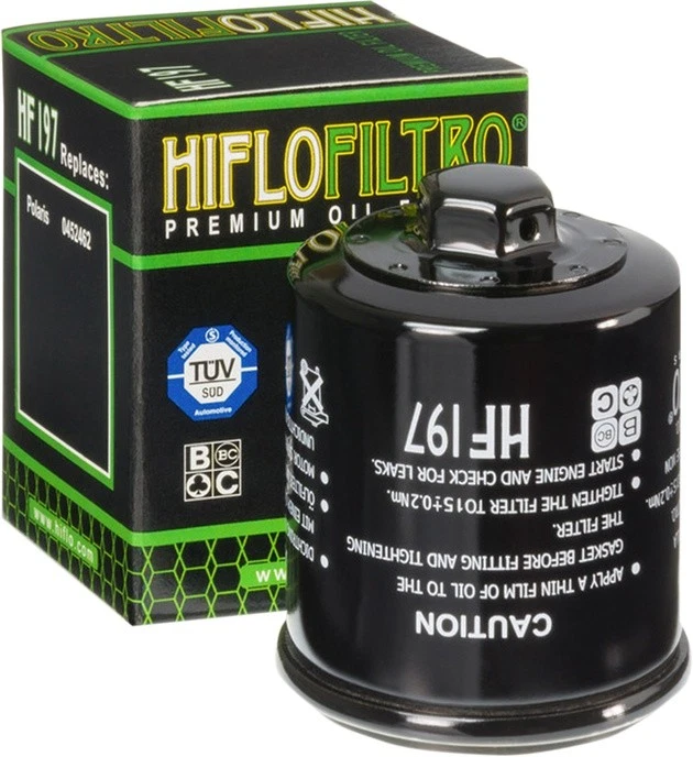 Hiflo Oil Filter Black #HF197 Polaris Phoenix 200/Sawtooth 200 — 第 1/1 张图片
