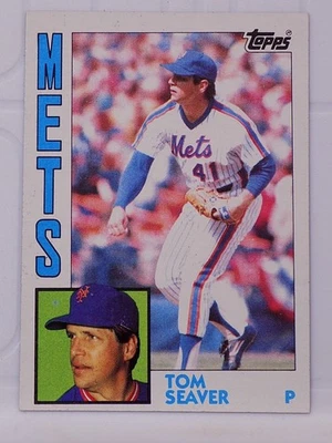 Tom Seaver Mets 1984 Topps #740 Baseball Card - Image 1 of 2