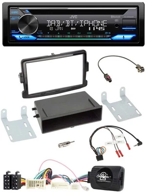 JVC Bluetooth Lenkrad USB DAB CD Autoradio für Dacia Dokker Lodgy Sandero ab 12 - Bild 1 von 4