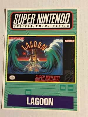 Tarjeta de exhibición SNES Lagoon VIDPRO Toys R Us Foto 1 de 2