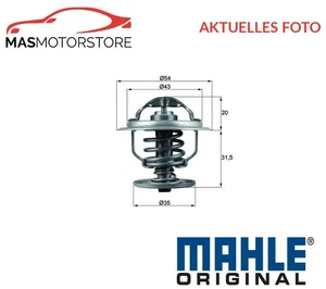 KÜHLFLÜSSIGKEIT KÜHLER THERMOSTAT MAHLE ORIGINAL TX 109 87D P FÜR SEAT - Picture 1 of 5