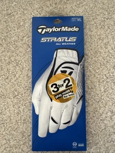 Taylormade Men's Stratus All Weather Leather Golf Glove Left Hand ML - New - Picture 1 of 2
