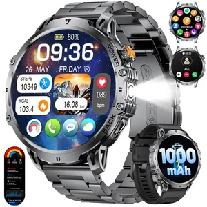 Smartwatch for Men with Bluetooth Calling,1.85” HD Display Fitness Tracker with - Photo 1 sur 9