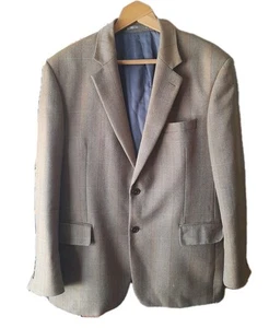 Chaqueta Blazer Gurteen Para Hombre 40" S Verde Oliva Lujo Lana Tweed Sencillo Pecho - Imagen 1 de 13