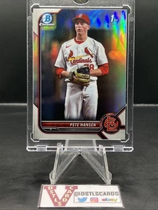 2022 Bowman - PETE HANSEN CHROME PROSPECTS BOWMAN 1ST REFRACTOR #BDC-128 - Bild 1 von 3