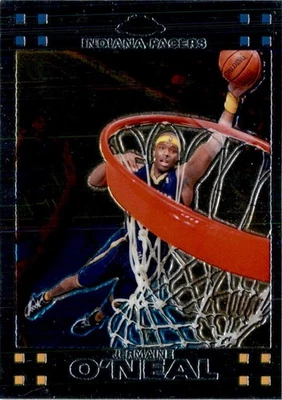 2007-08 Topps Chrome #7 Jermaine O'Neal Indiana Pacers - Image 1 of 2