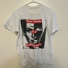 Vtg original 80s barbara kruger Shirt Women’s Rights Size M Rare single stitch-A