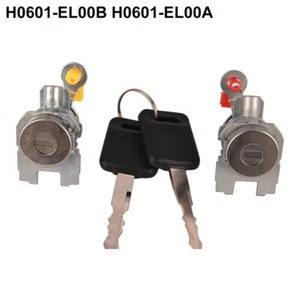Cilindro de cerradura de puerta izquierda+derecha con 2 llaves para Nissan Versa 2007-2013 H0601-EL00B - Imagen 1 de 7
