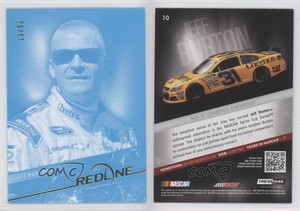 2013 Press Pass Redline Cyan /50 Jeff Burton #10
